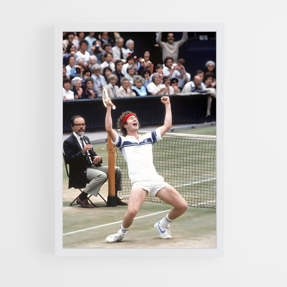 Poster John mcenroe – affiche Tennis (vue 3)
